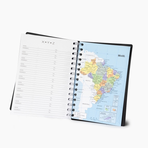 Agenda Diária 2026 Personalizada com Espiral-07645