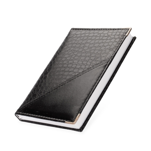 Agenda Diária 2026 com Capa em Couro Sintético-15118