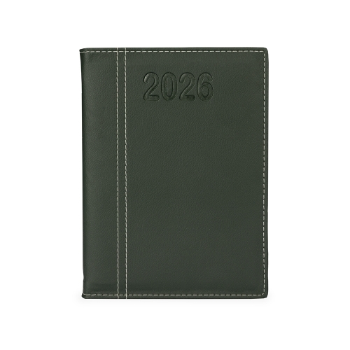 Agenda Diária 2026 de Couro Sintético-13287