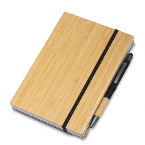 Caderneta em Bambu Personalizada-14983