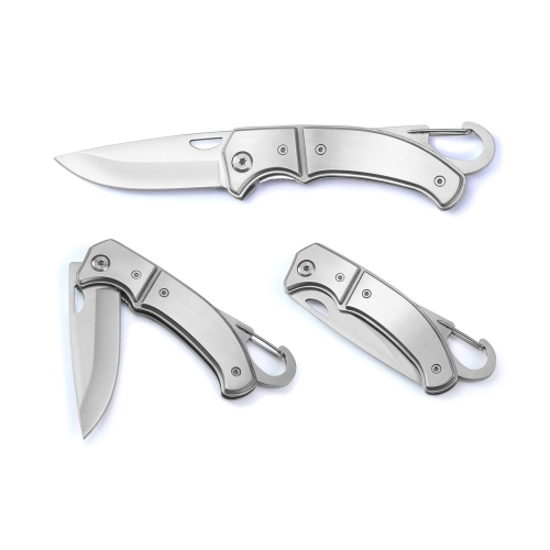 Canivete Personalizado em Aço Inox FRED II com Trava de Segurança-94364