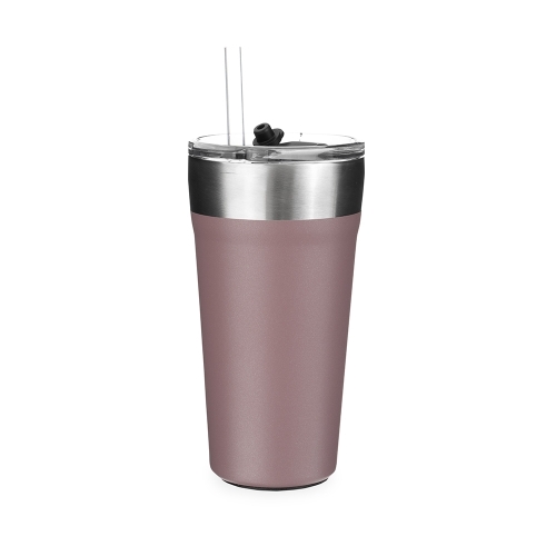 Copo Térmico com Canudo 550ml Personalizado-P@18655