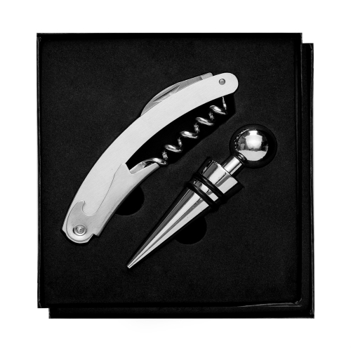 Kit Vinho 2 Peças Personalizado em Estojo com Plaquinha-10071G