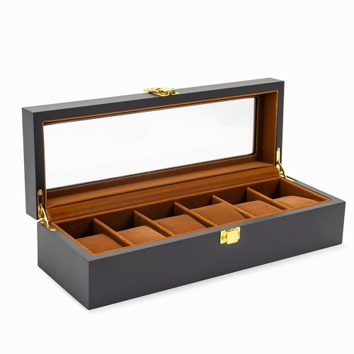 Porta-Relógios com 6 Divisórias Personalizado -P-01113