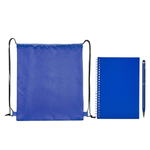 Sacochila Caderno e Caneta Personalizado-14209kit