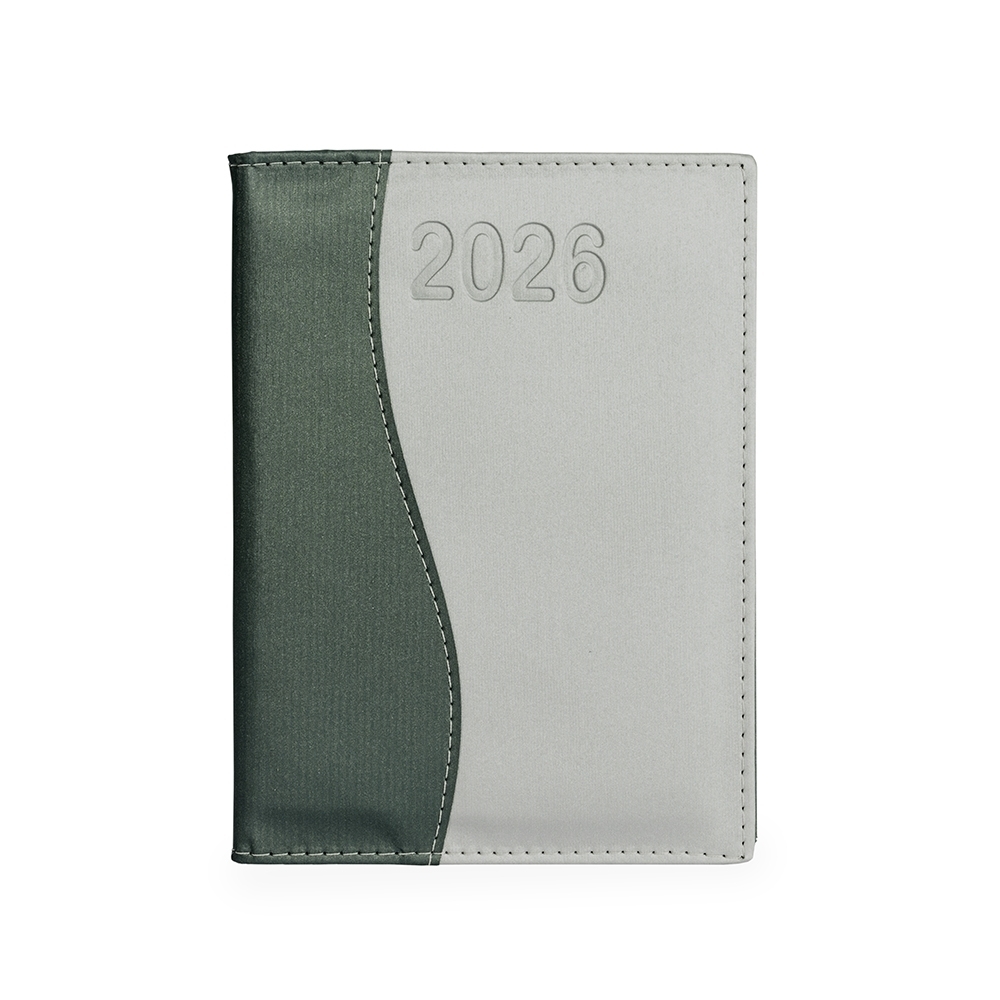 Agenda Diária 2026 Personalizada em Couro Sintético-12294