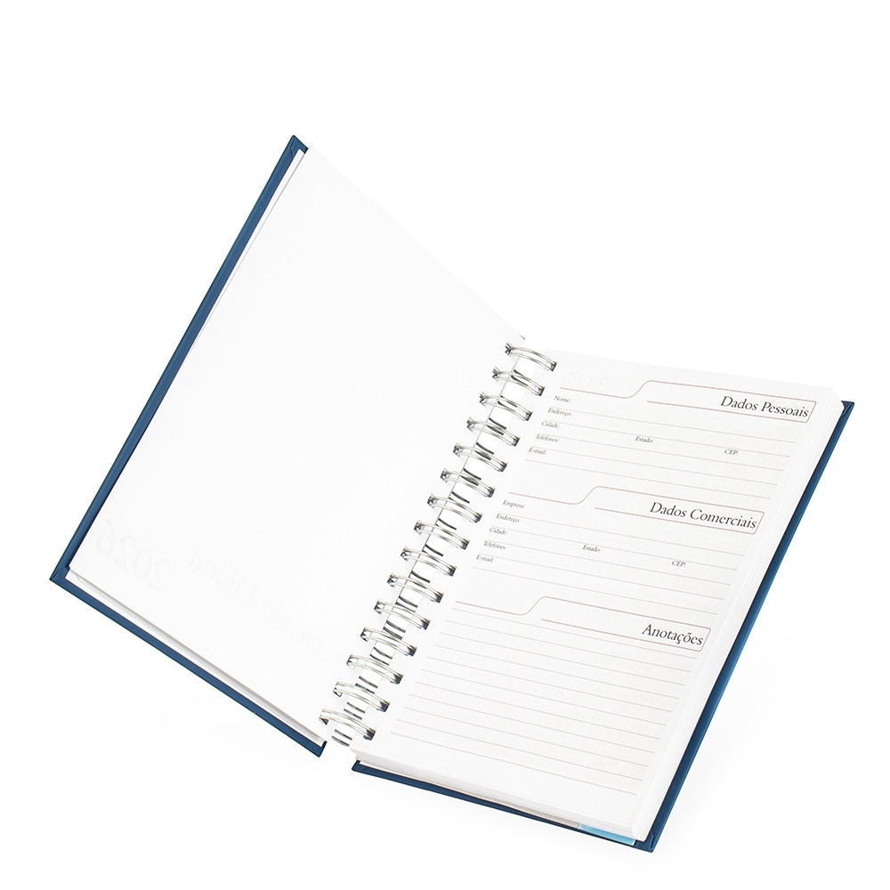 Agenda Diária 2026 Wire-o com Capa Prime