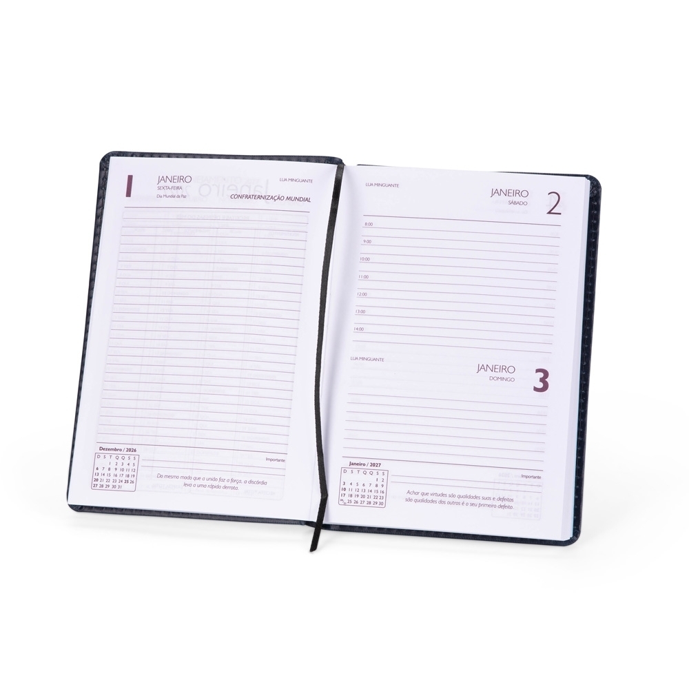 Agenda Diária 2027 Personalizada