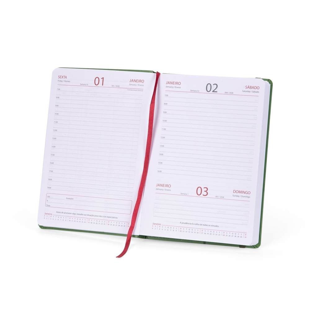 Agenda Diária 2027 Personalizada