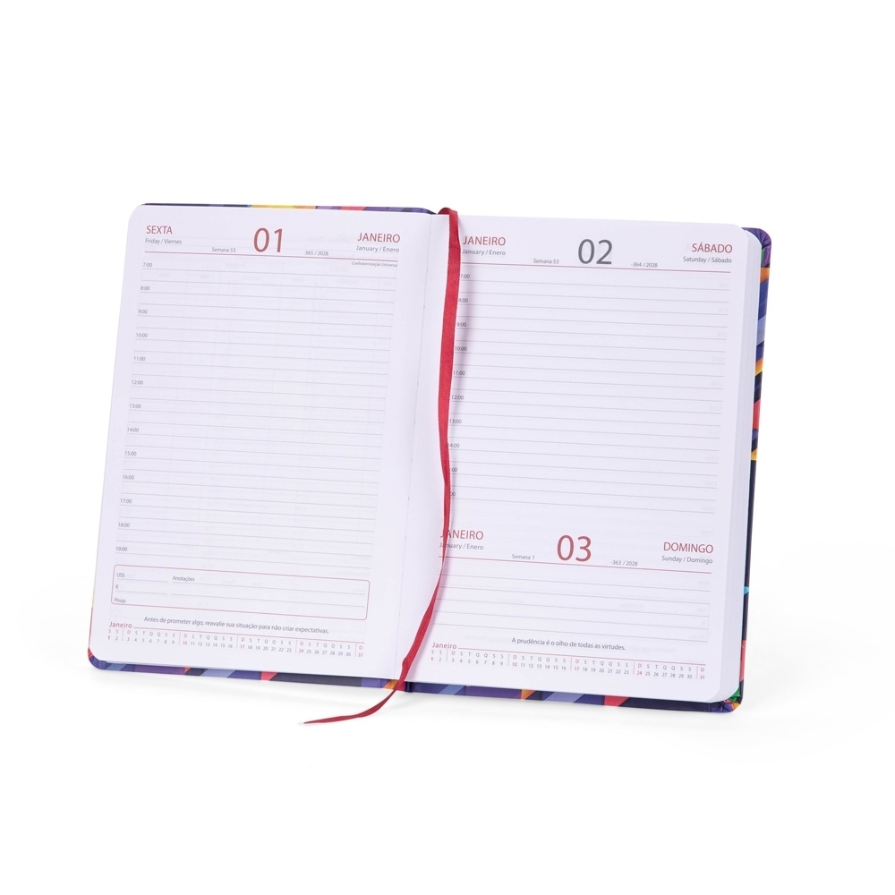 Agenda Diária 2027 Personalizada