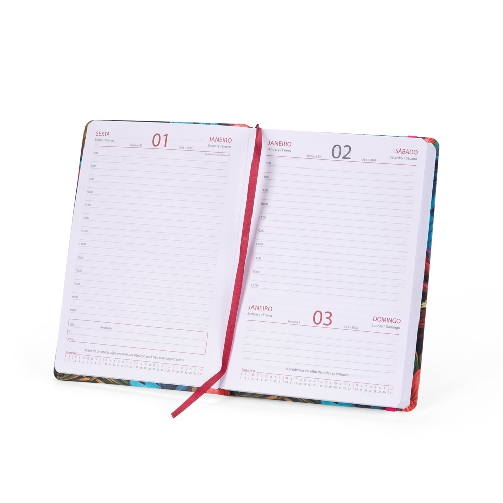 Agenda Diária 2027 Personalizada