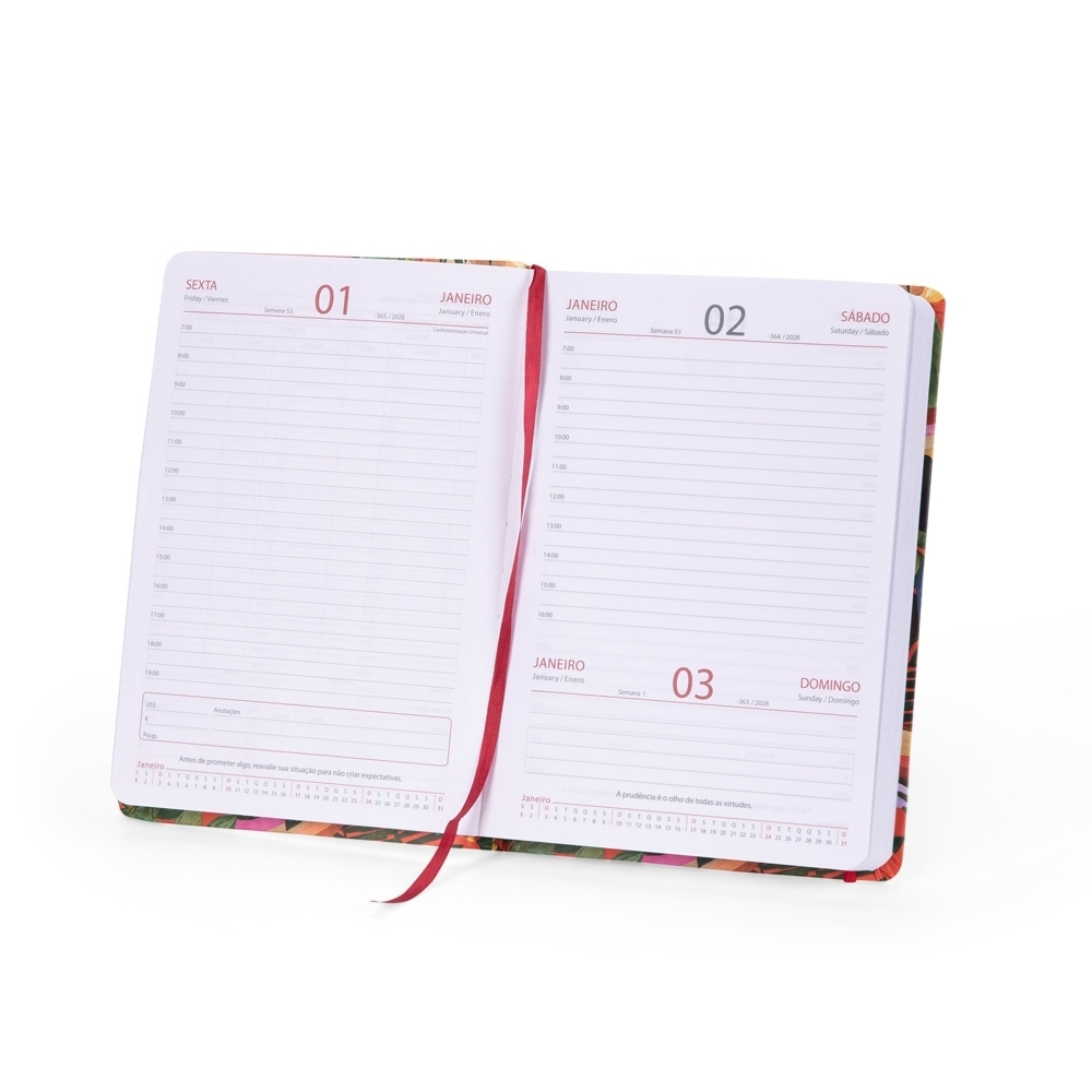 Agenda Diária 2027 Personalizada