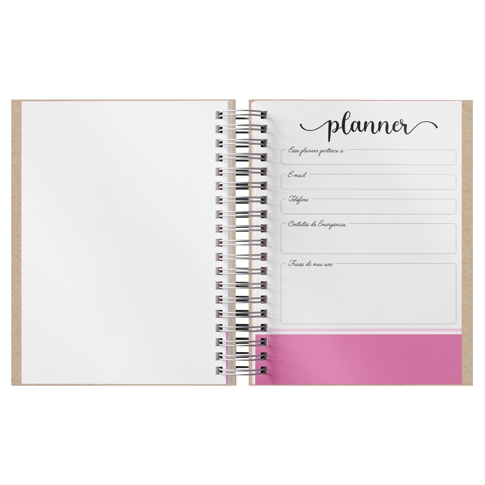 Agenda Planning capa em MDF Personalizada