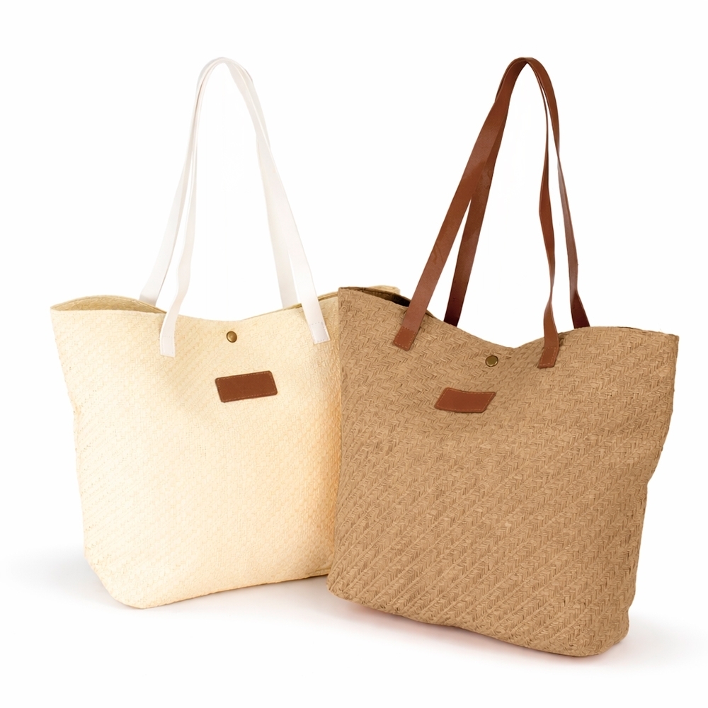 Bolsa Palha Trançada Personalizada