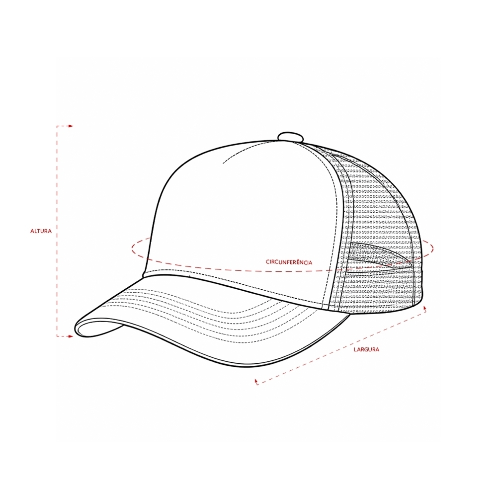 Boné trucker personalizado