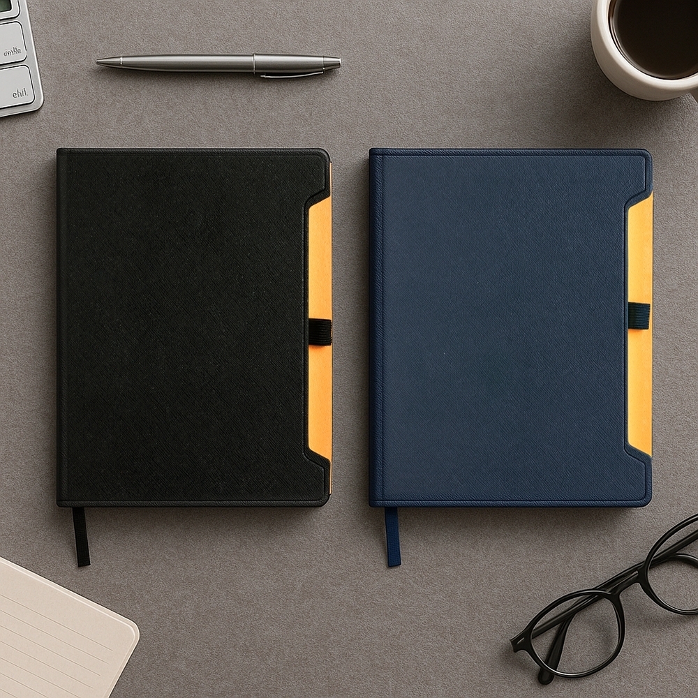 Caderneta Couro Sintético Personalizada