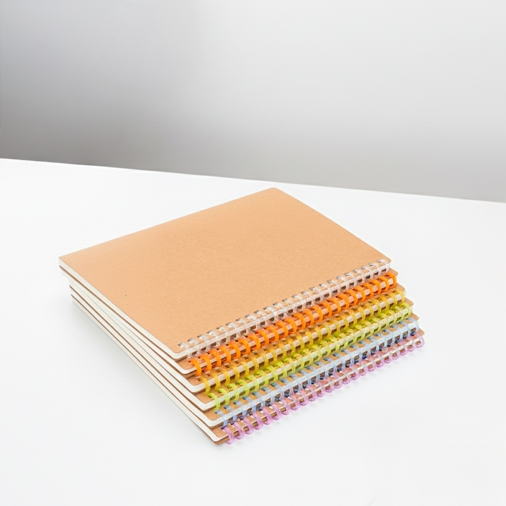 Caderno Kraft Personalizado com Espiral