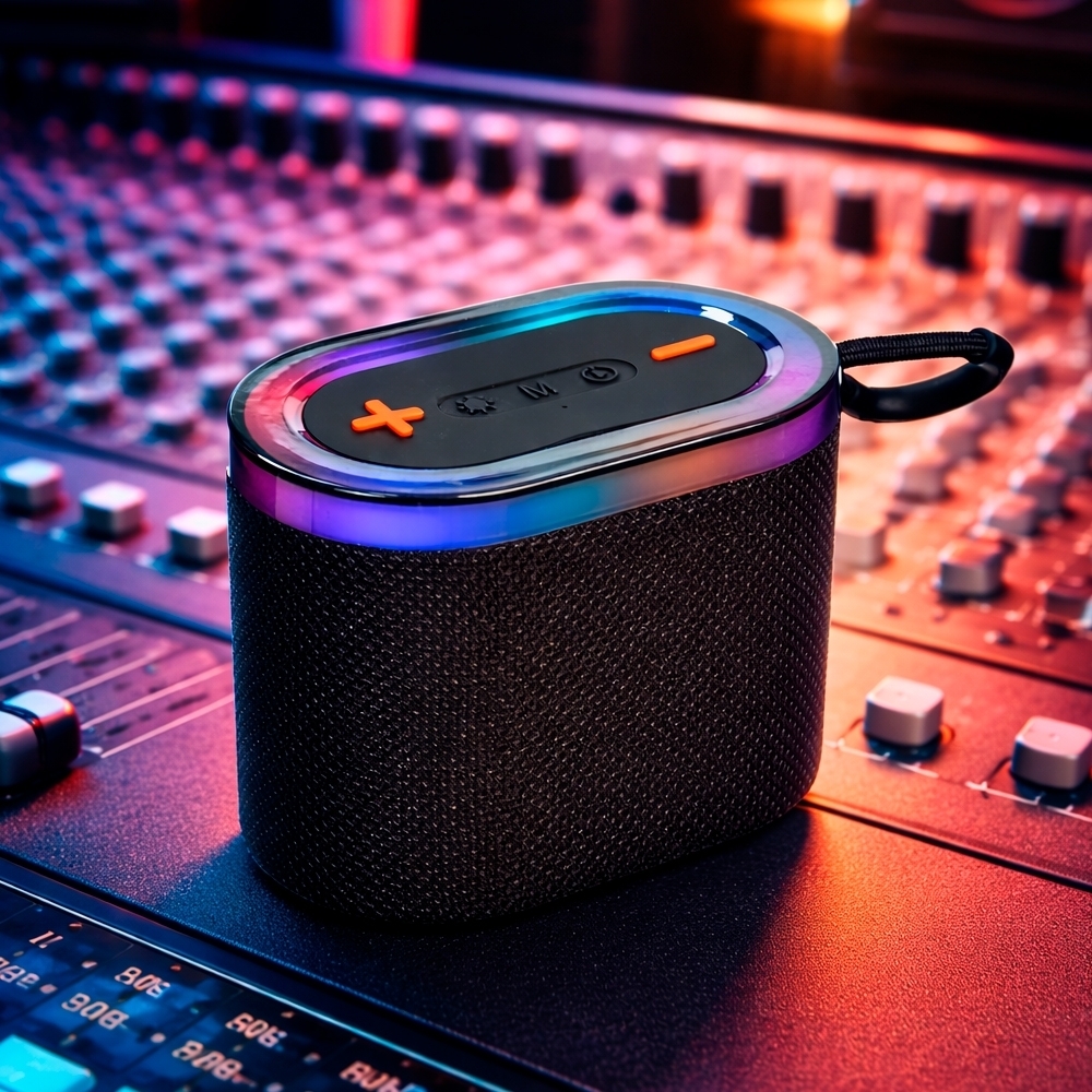 Caixa de Som Multimídia TWS com Luzes RGB Personalizada