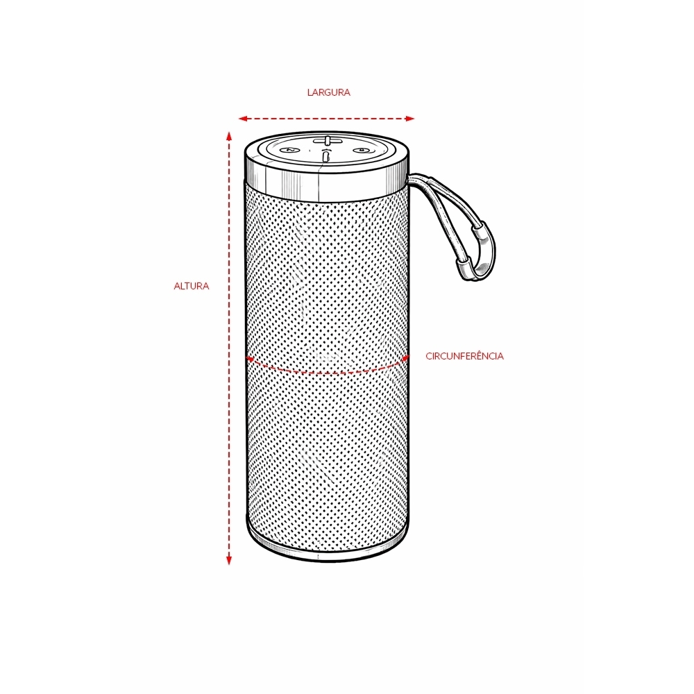 Caixa de Som Multimídia TWS com Luzes RGB Personalizada