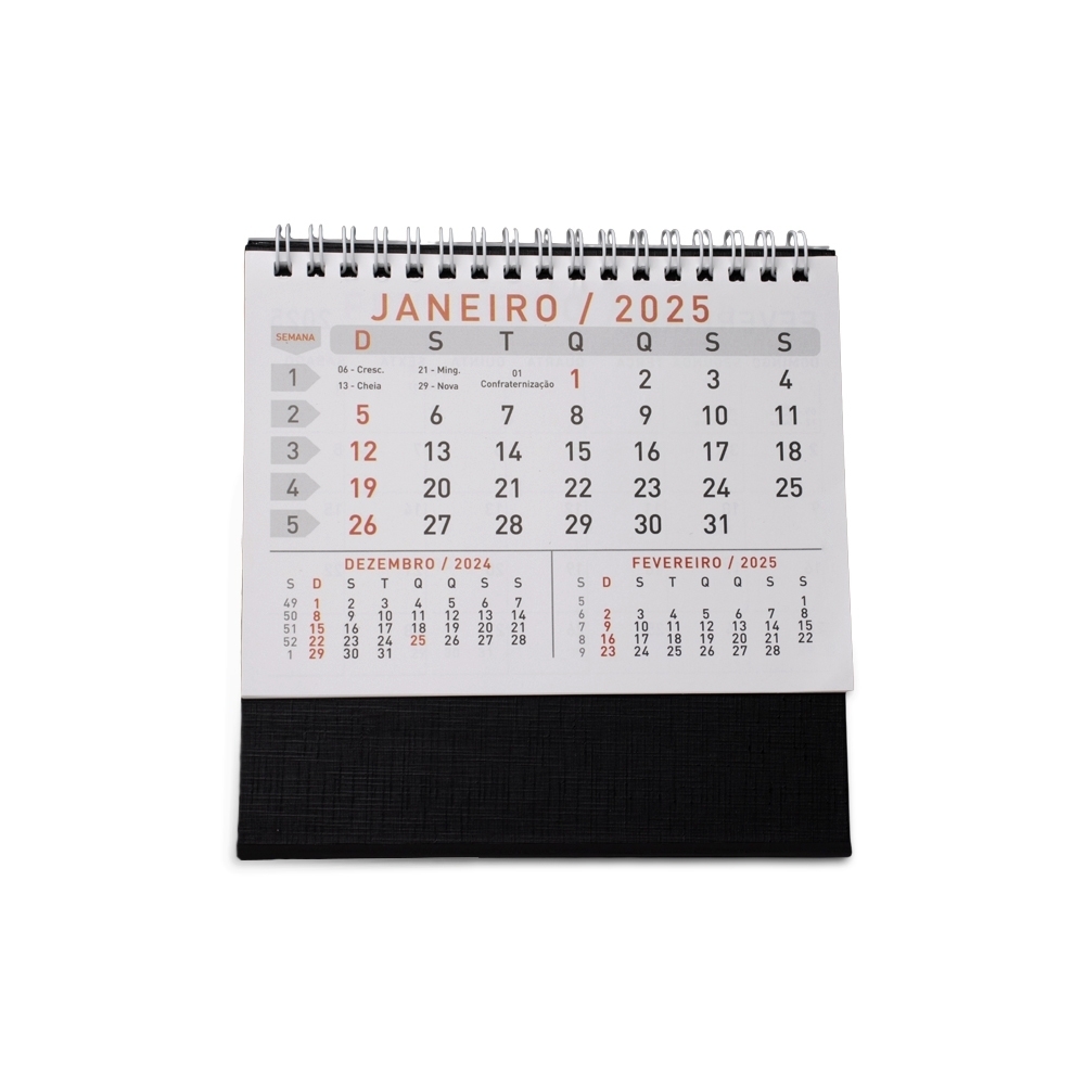 Calendário de Mesa 2025 Personalizado