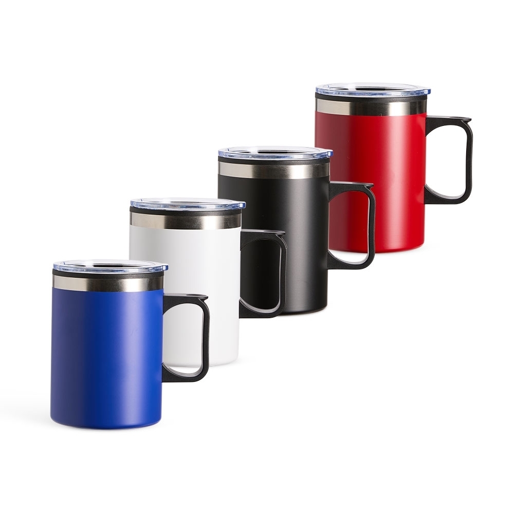Caneca Plástica 375ml com Inox