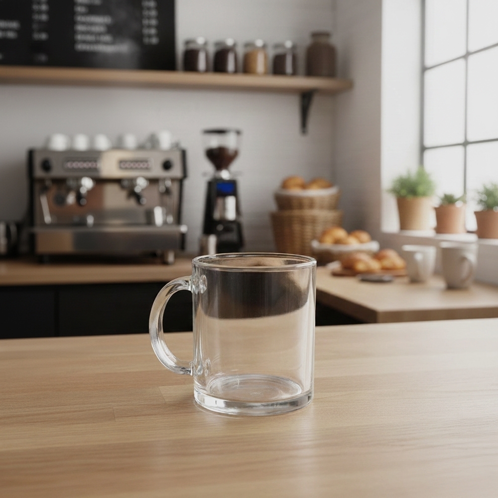 Caneca Vidro 350ml Personalizada