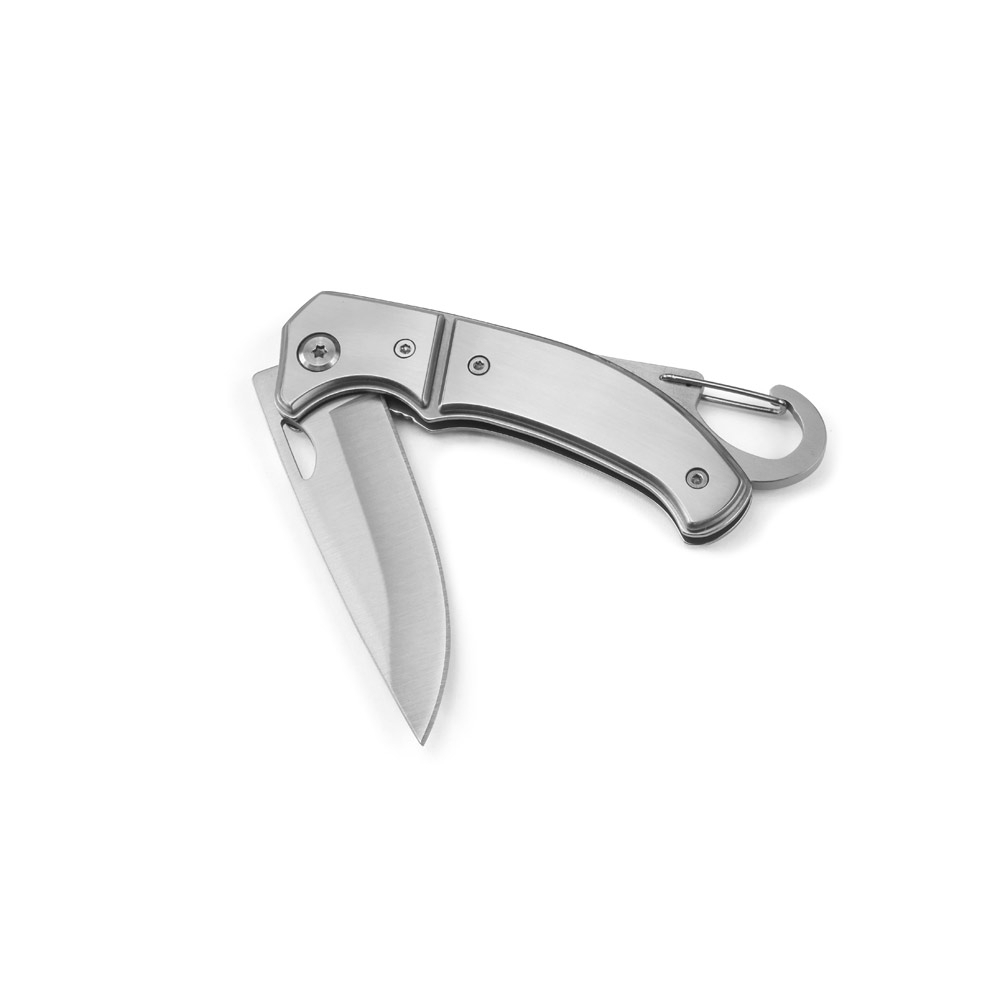 Canivete Personalizado em Aço Inox FRED II com Trava de Segurança