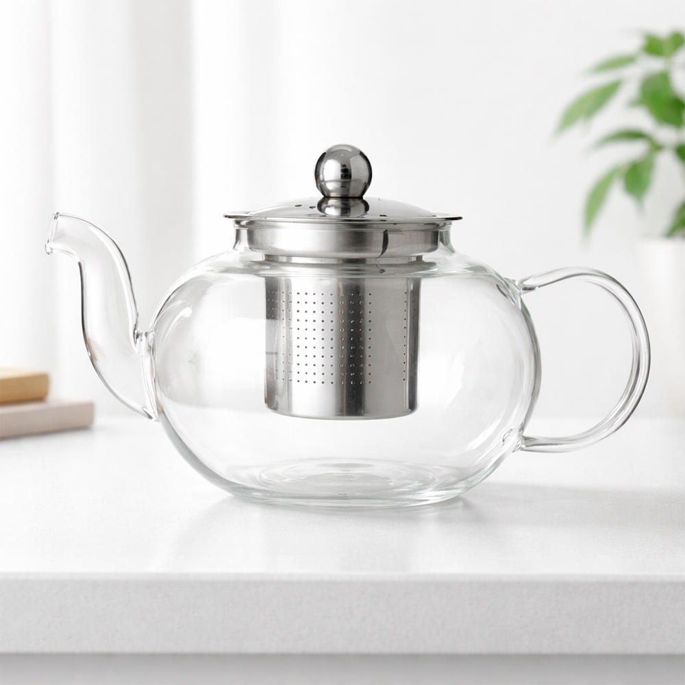 Chaleira Vidro Borossilicato 700ml Personalizada-19138