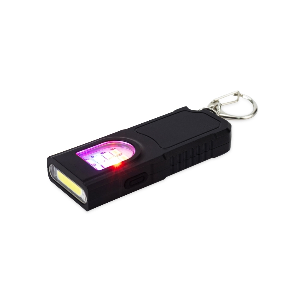 Chaveiro Lanterna Recarregável Personalizado com LED, Base Magnética