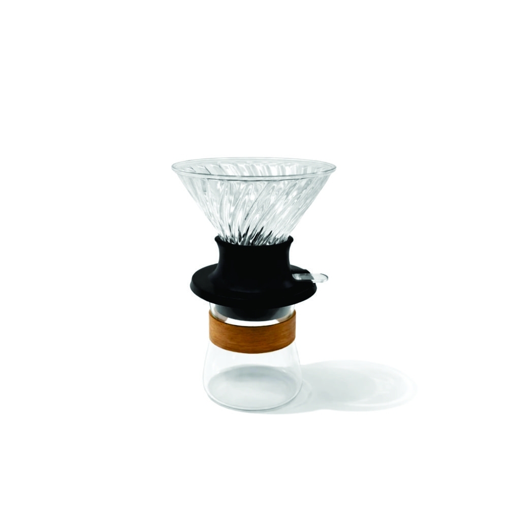 Conjunto Coador com Válvula e Bule de Café Borossilicato
