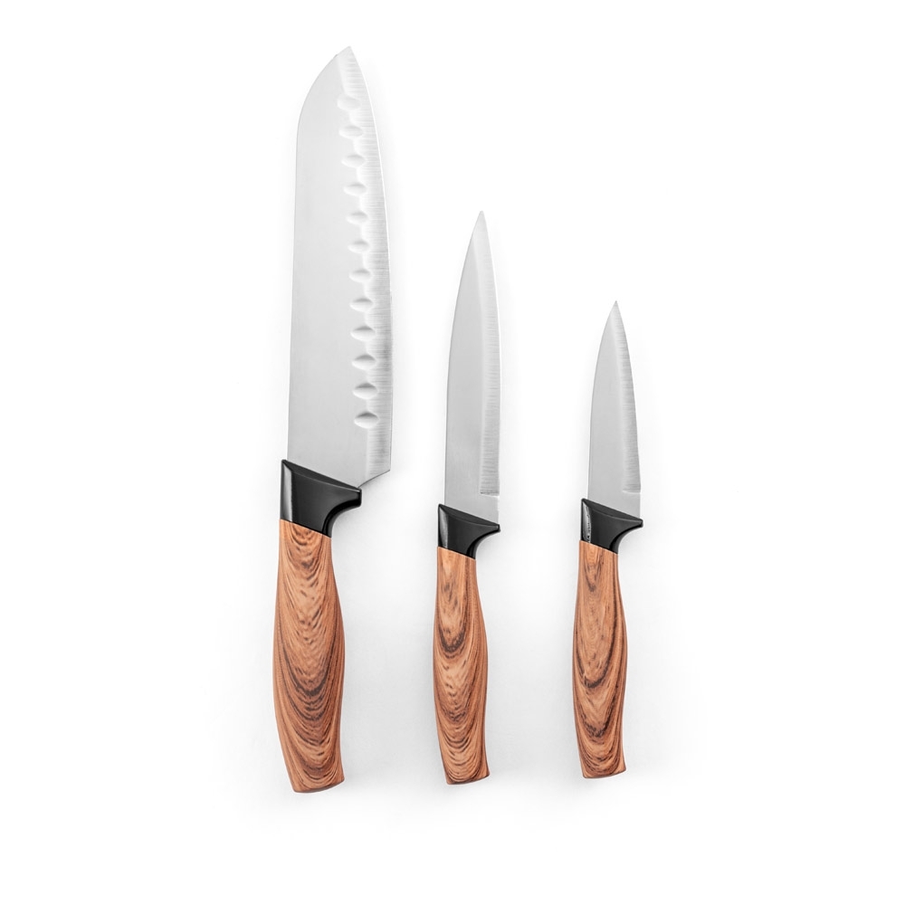 Conjunto de Facas de Cozinha Personalizado BAHARAT com 3 Peças