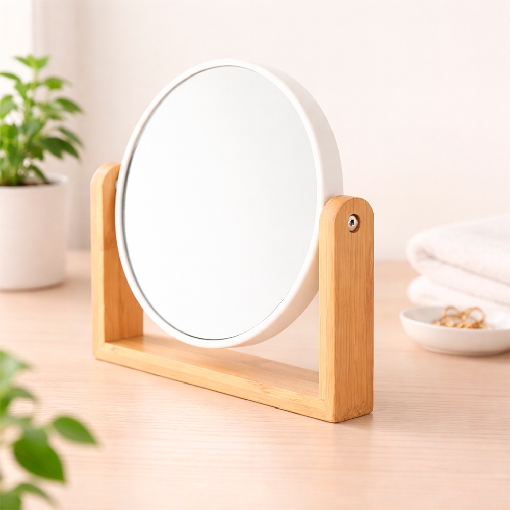 Espelho de Mesa Bambu Personalizado