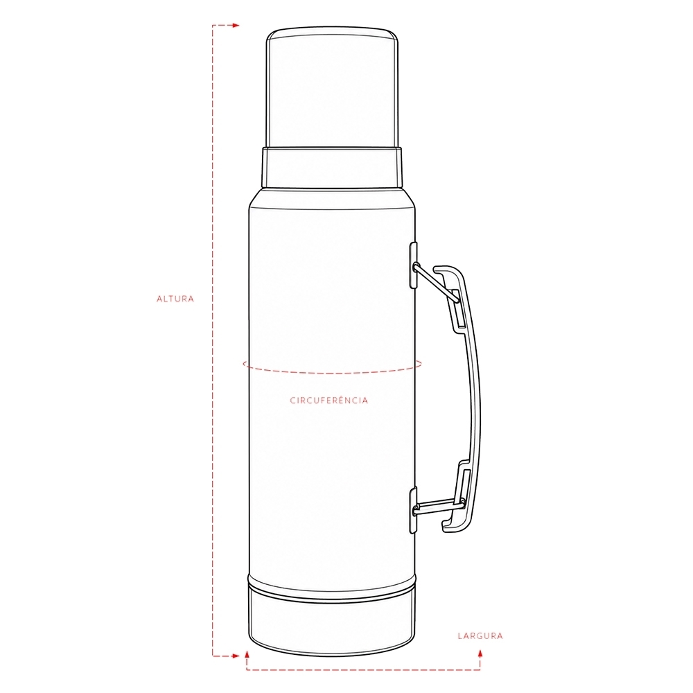 Garrafa Térmica 1,4L Personalizada