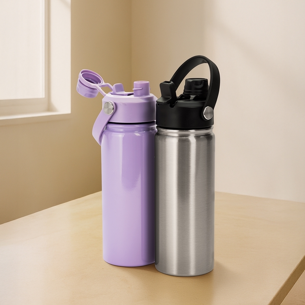 Garrafa Térmica 600ml Personalizada em Aço Inox-19006