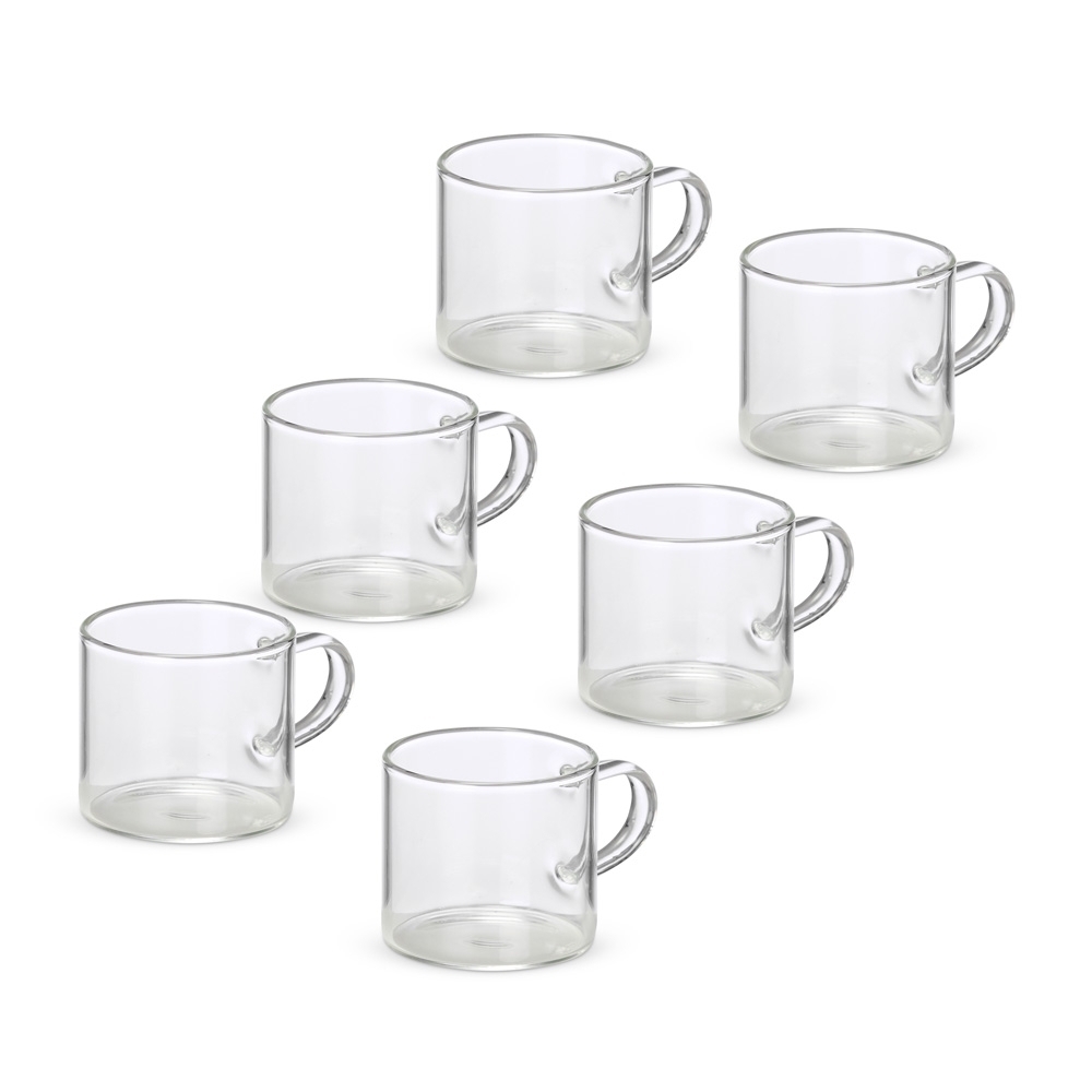 Kit Café Prensa Francesa e Xícaras Borossilicato