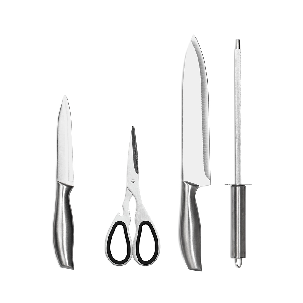 Kit Churrasco 4 Peças em Inox Personalizado para Empresas