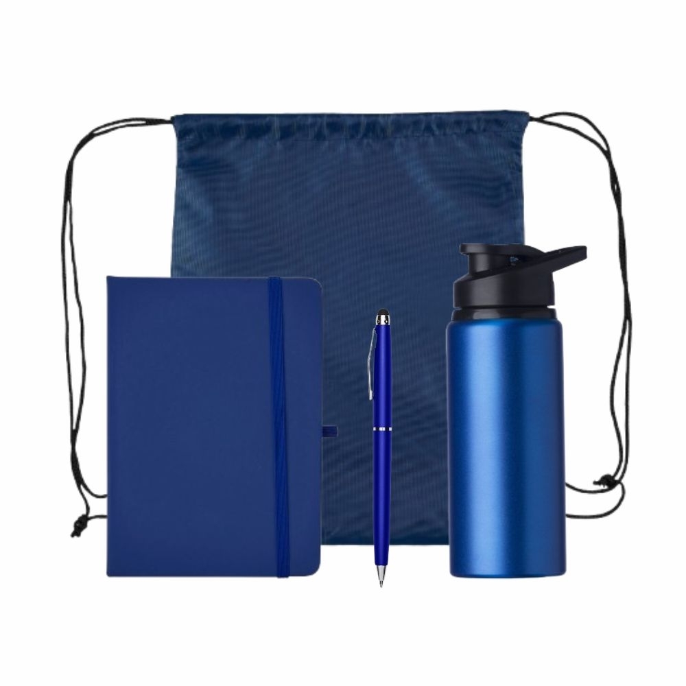 Kit Corporativo Personalizado com Mochila Saco-Kit-02079