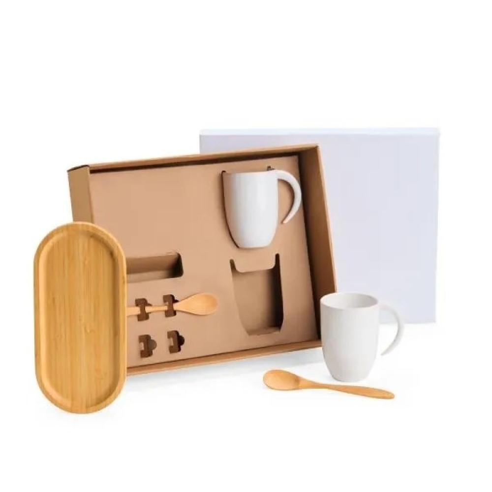 Kit Para Café/Chá - 5 Pçs-KT-90296-BCO
