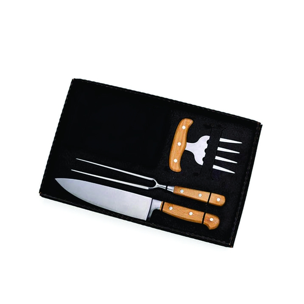 Kit Para Churrasco Com Avental Personalizado-KT-90179