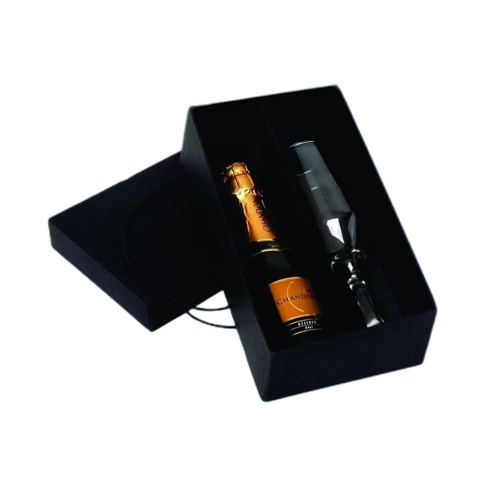 Kit Taça e Mini Chandon em caixa Personalizada-11010kit