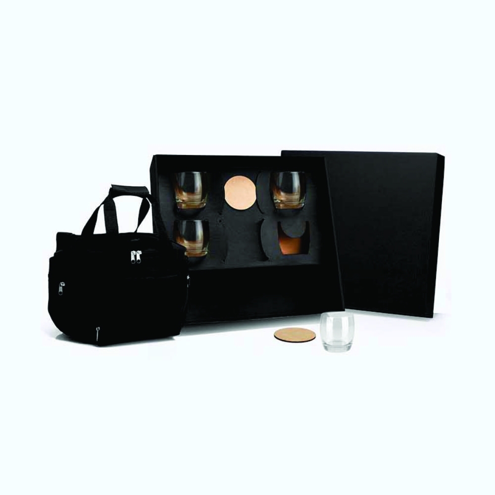 Kit Whisky Com Bolsa Térmica Personalizada-KT-90081