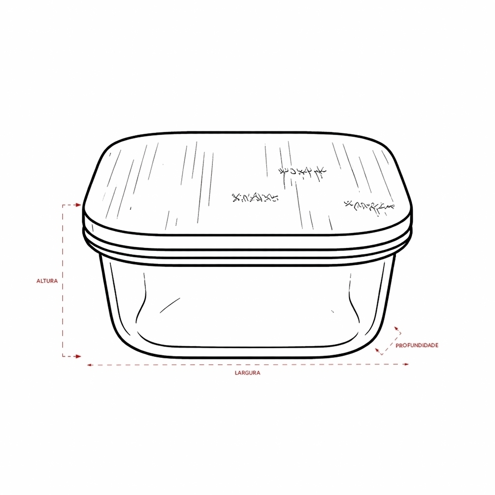 Marmita Vidro 250ml Personalizada