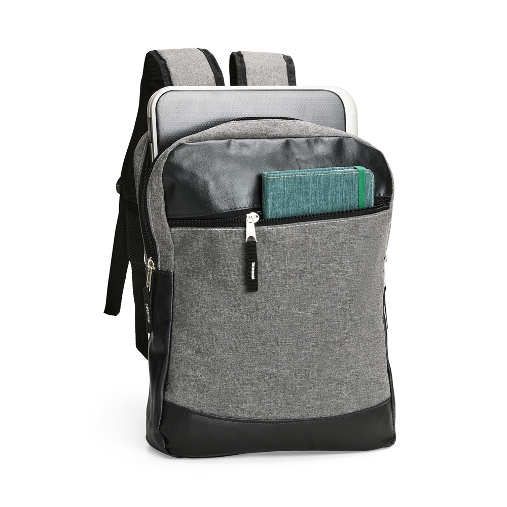 Mochila Poliéster PVC Mescla 11L com Compartimento para Notebook