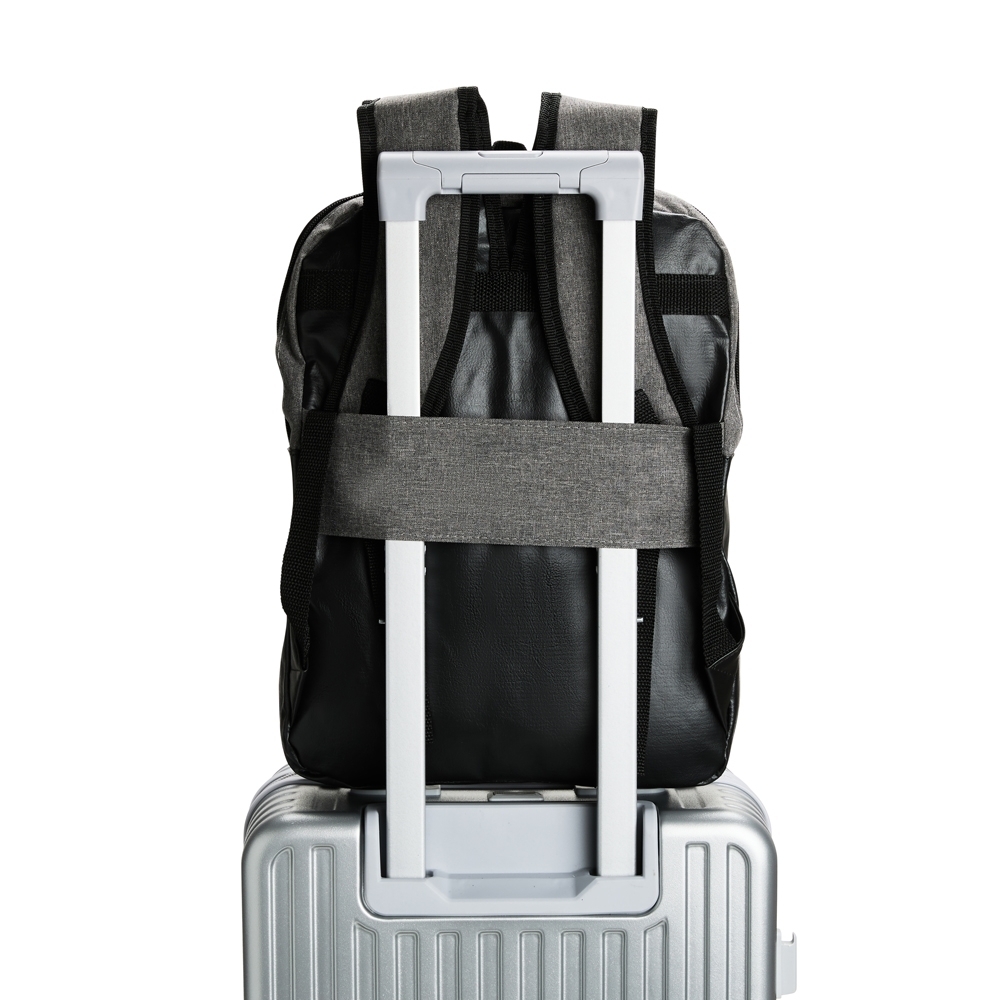 Mochila Poliéster PVC Mescla 11L com Compartimento para Notebook
