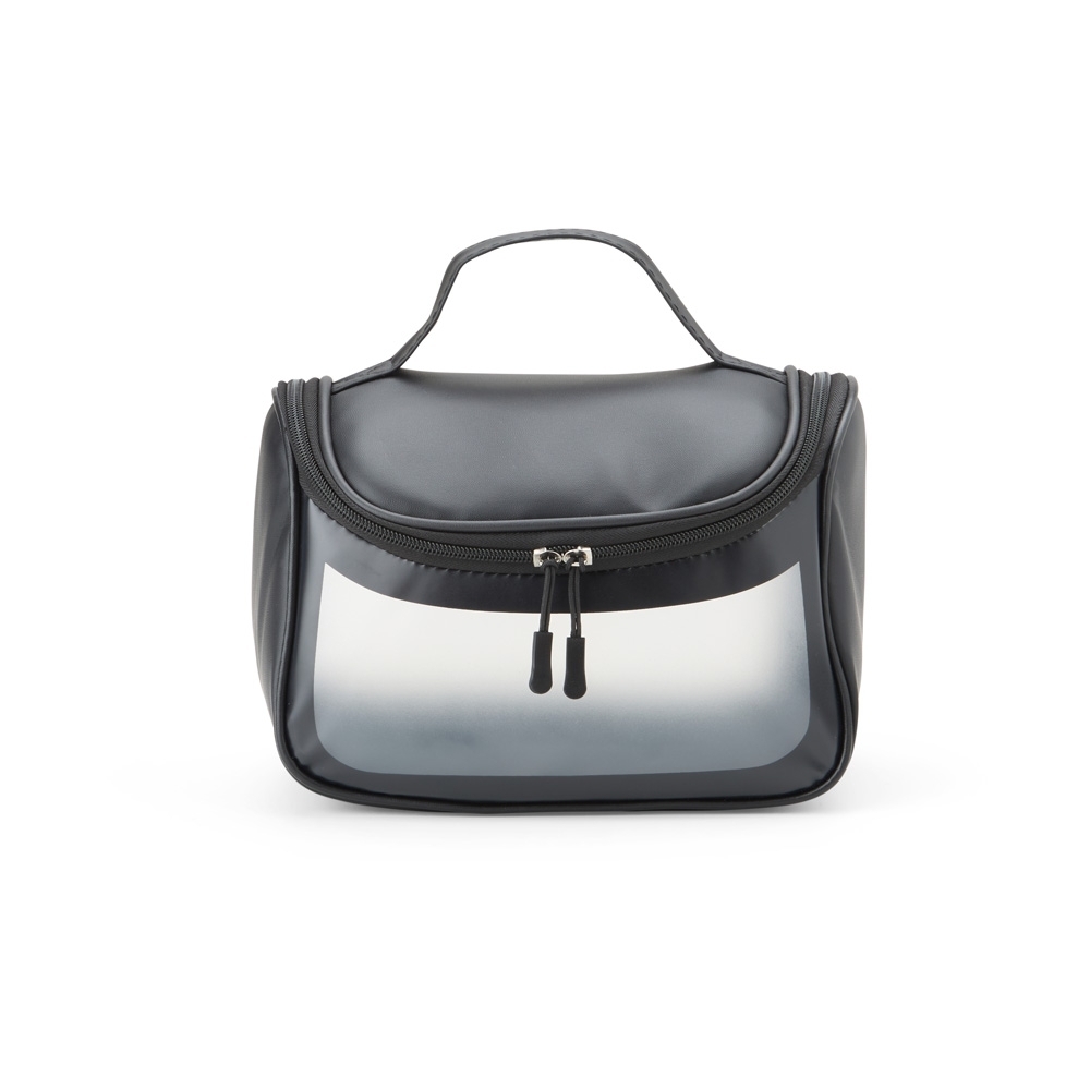 Nécessaire Personalizada em PU com Visor Transparente-18811