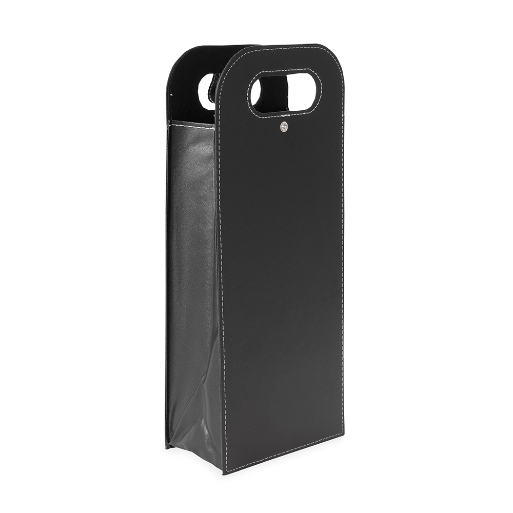 Porta-Vinho Duplo Couro Sintético Personalizado