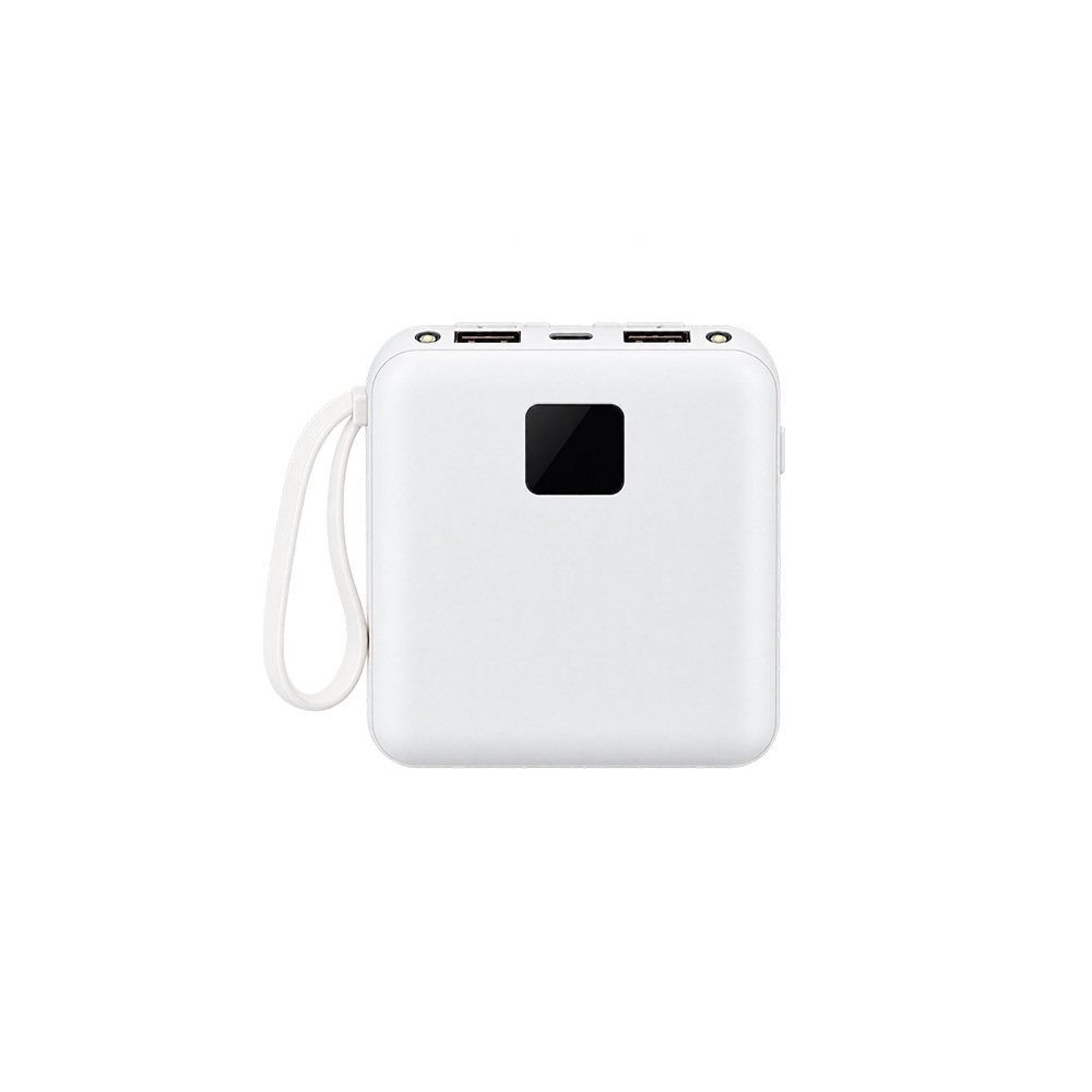 Power Bank 10.000mAh Personalizado com Lanterna e Multissaídas