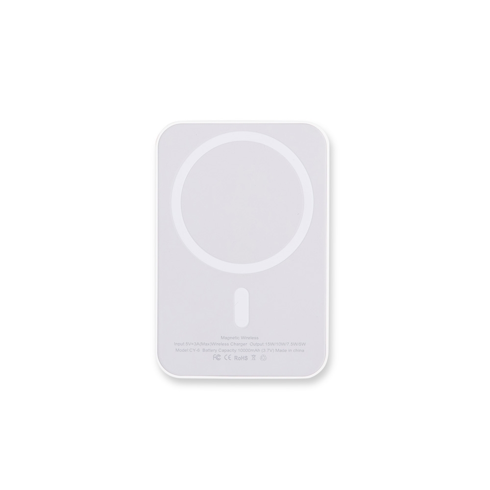 Power Bank 10.000mAh com Carregamento via Indução Personalizado-09280